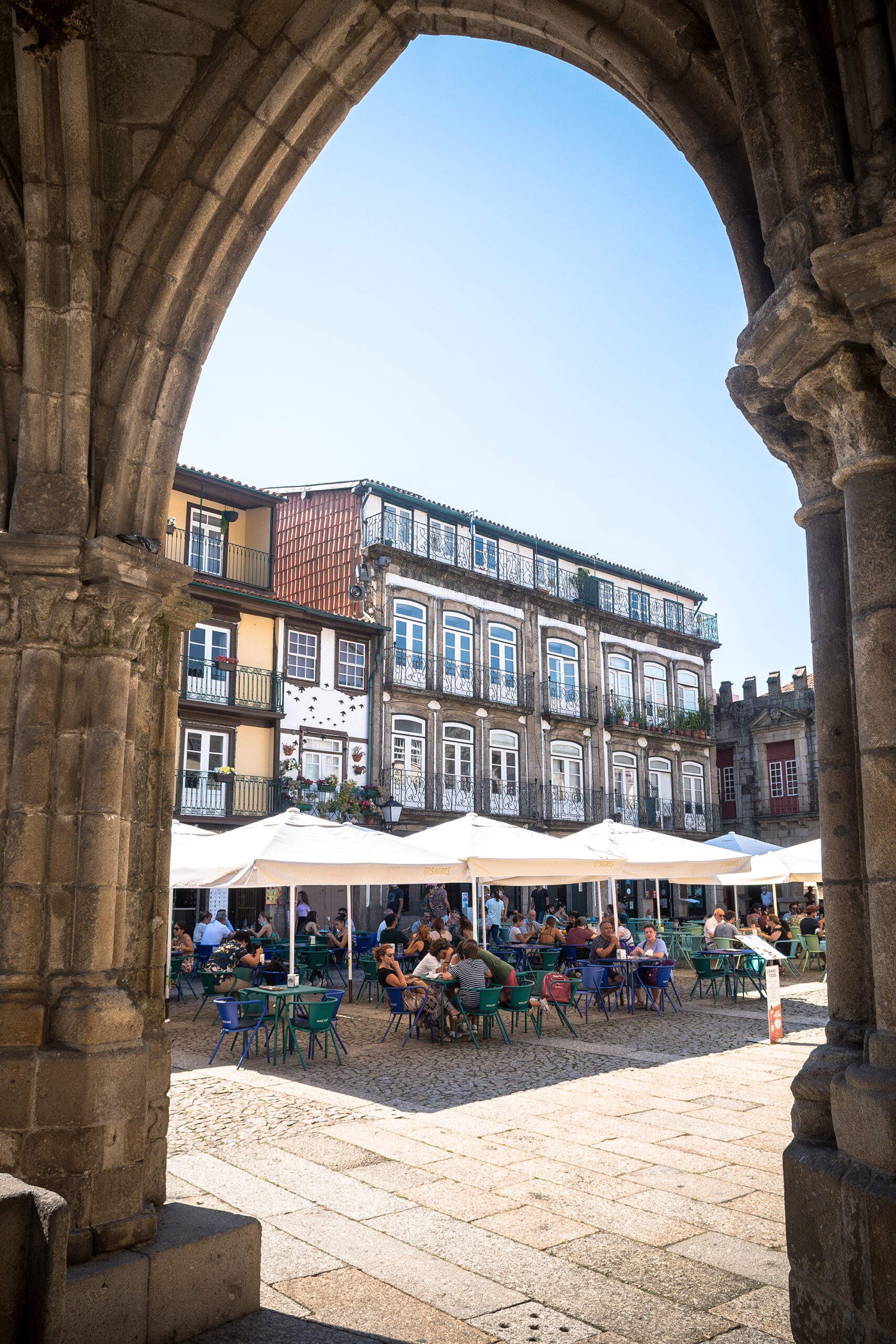 Guimaraes,,Portugal.,12th,August,,2021:,Colorful,Streets,Of,Guimaraes,,Portugal
